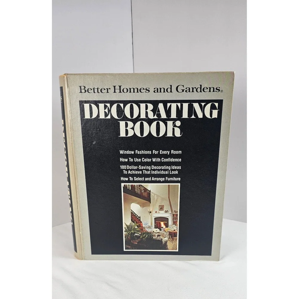 Vintage Better Homes and Gardens‎ Decorating Book MCM Hardcover Ring Binder 1975